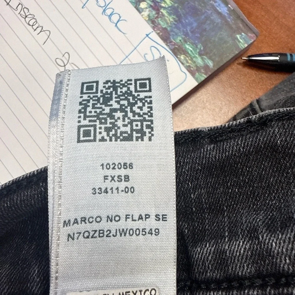 Marco No Flap SE True Religion Washed Gray Pocket-Embroidered sz 30